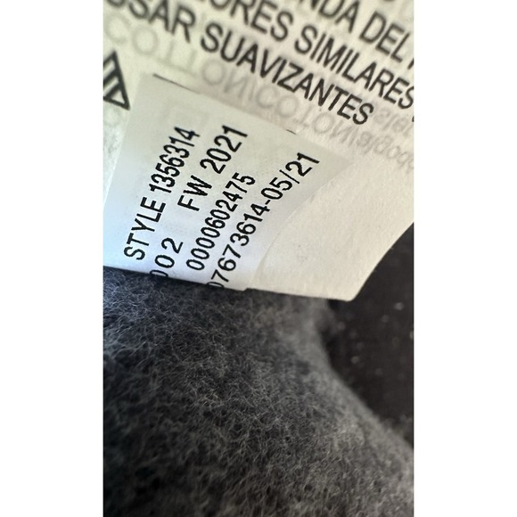 Under Armour Women's Rival Fleece Wrap Neck Pullover Loose Black Sweater  SZ SM - Picture 8 of 8